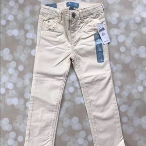 NWT Baby Gap Girls 3t 3 White Cream Ivory Pants